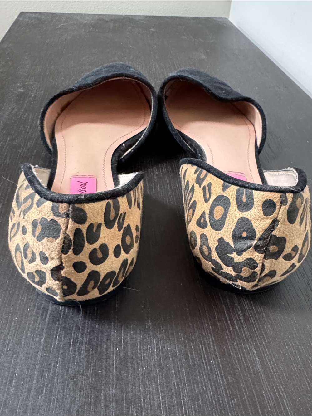 Betsey Johnson Flats with Leopard Heel - Picture 5 of 8